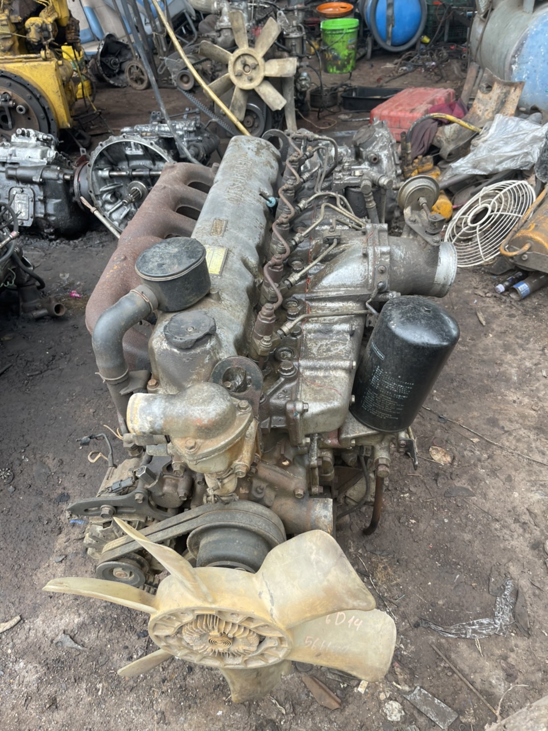 เครื่องมิตชู 6D14 160แรง้มา 45000 บาท