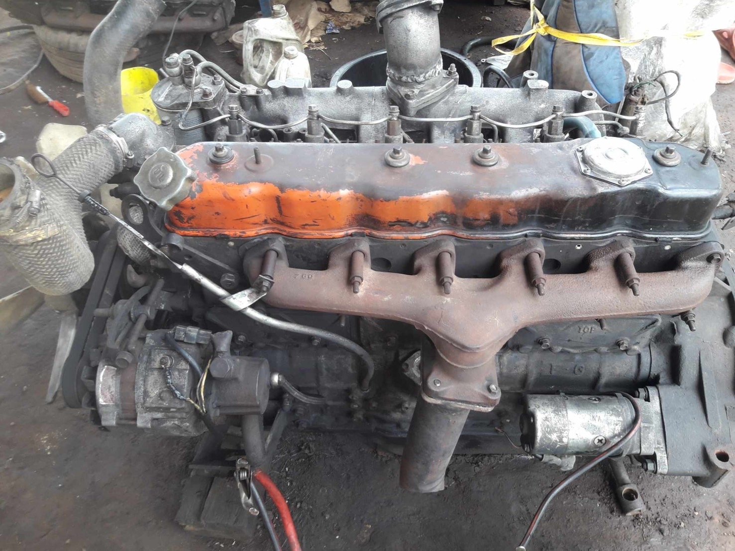 เครื่อง ISUZU 6BG1 175 แรงม้า พร้อมใบคลุม เครื่อง ISUZU 6BG1 175 แรงม้า พร้อมใบคลุม