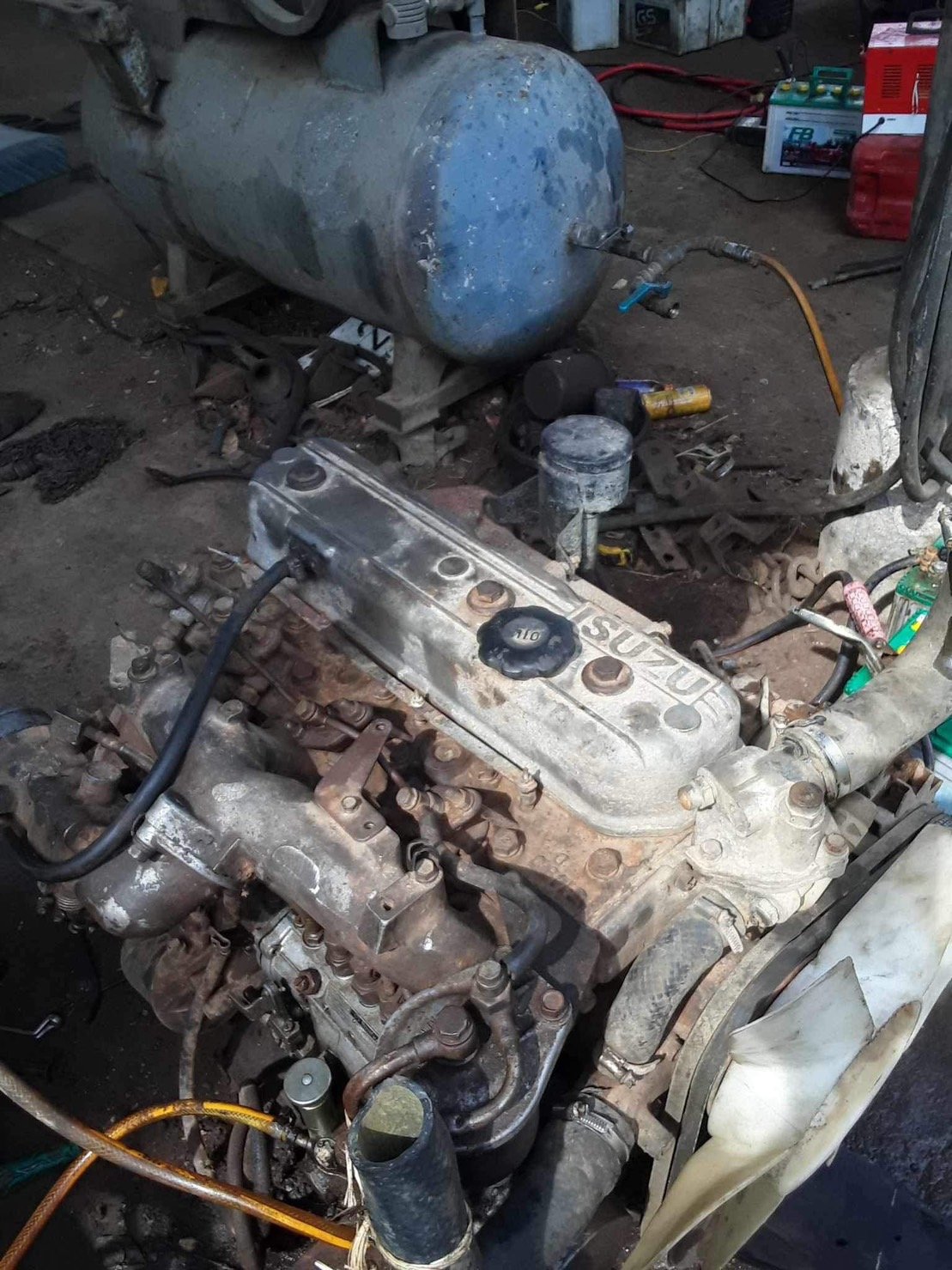 เครื่อง ISUZU 4BA1 85 แรงม้า 18000 บาท พร้อมใช้งาน
