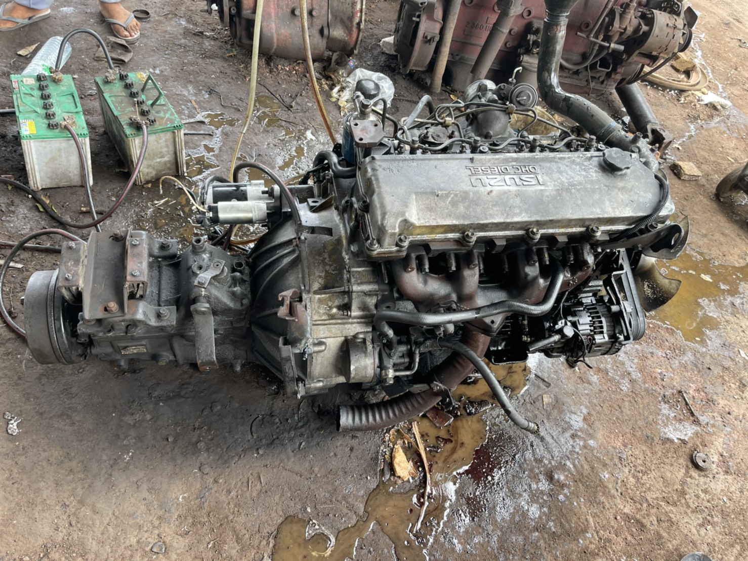 เครื่อง ISUZU 4HF1 120 แรงพร้อมเกียร์ เครื่อง ISUZU 4HF1 120 แรงพร้อมเกียร์