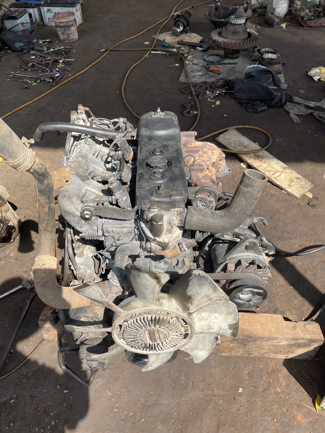 เครื่อง ISUZU 4BD1 115 แรงม้า 45000 บาท พร้อมใช้งาน