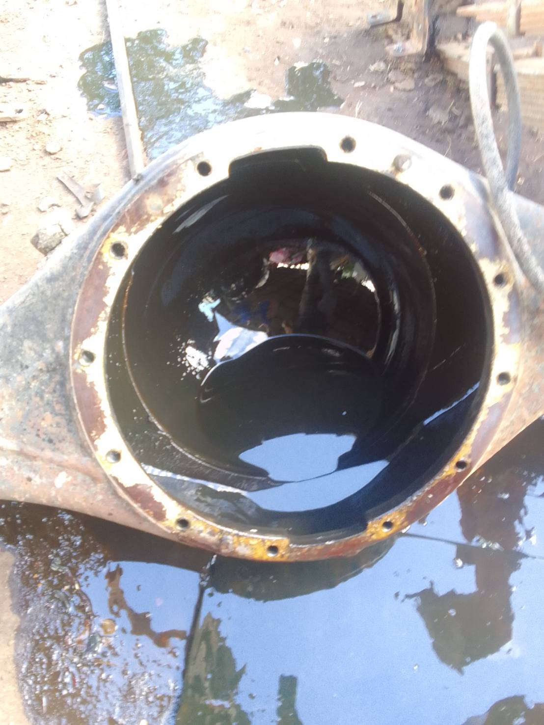 เพลา หกล้อ F  มิตชู 6น็อต เฟื่อง 6-34 26000 บาท  พร้อมแหนบ