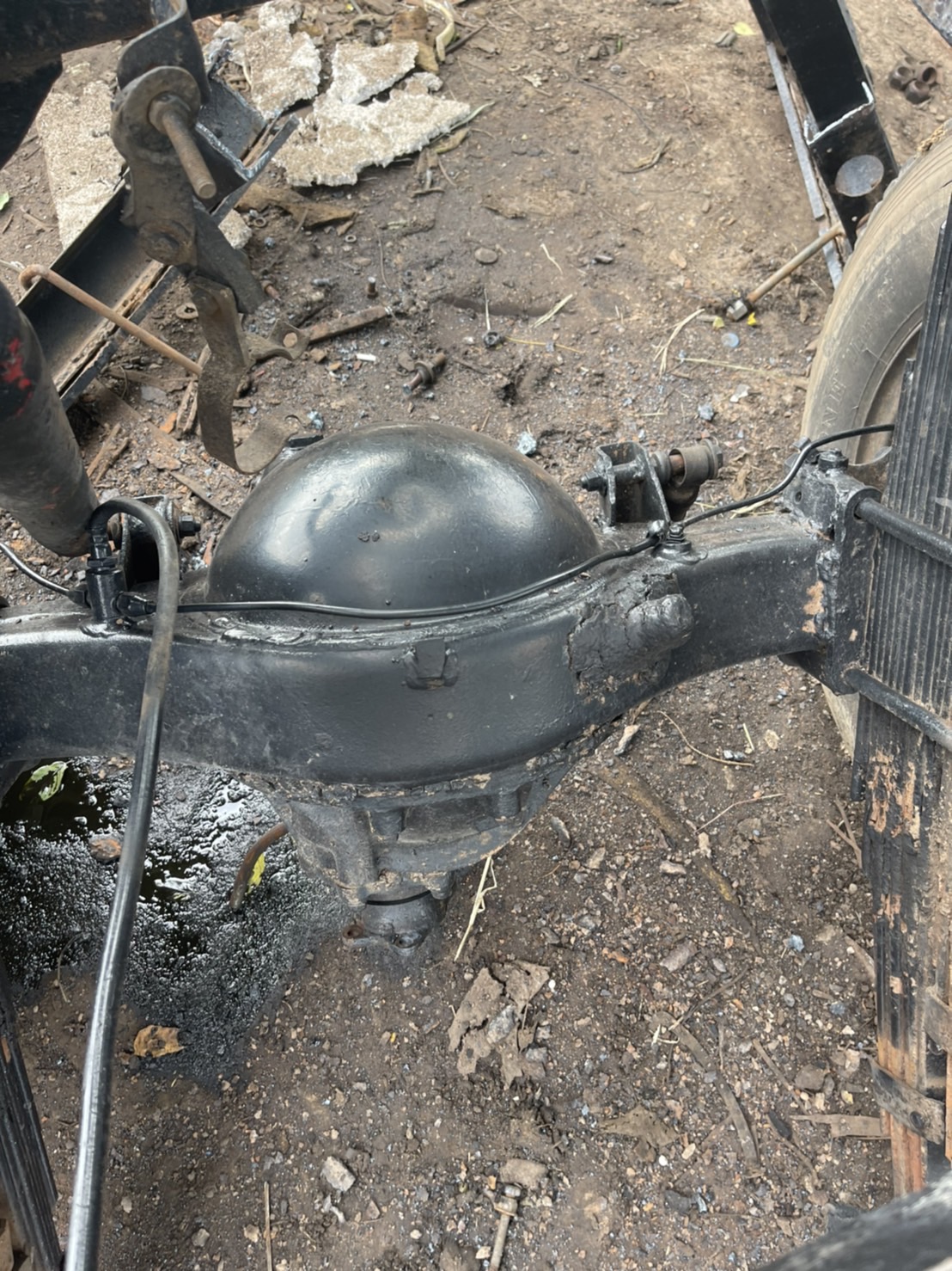 เพลา ISUZU NPR110 16000บาท พร้อมแหนบ