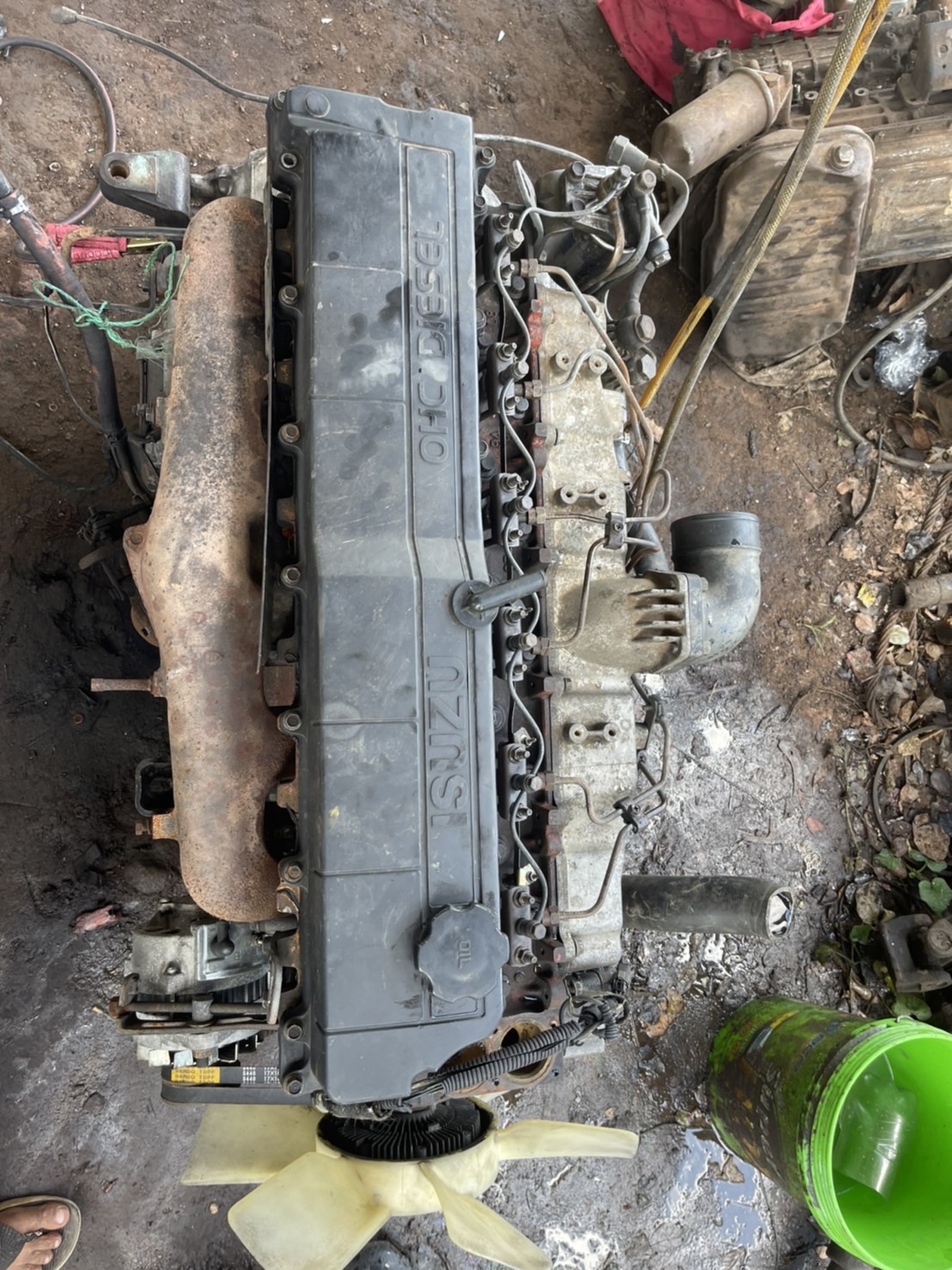 เครื่อง ISUZU 6HE1 195 แรงม้า 69000 บาท พร้อมเอกสาร