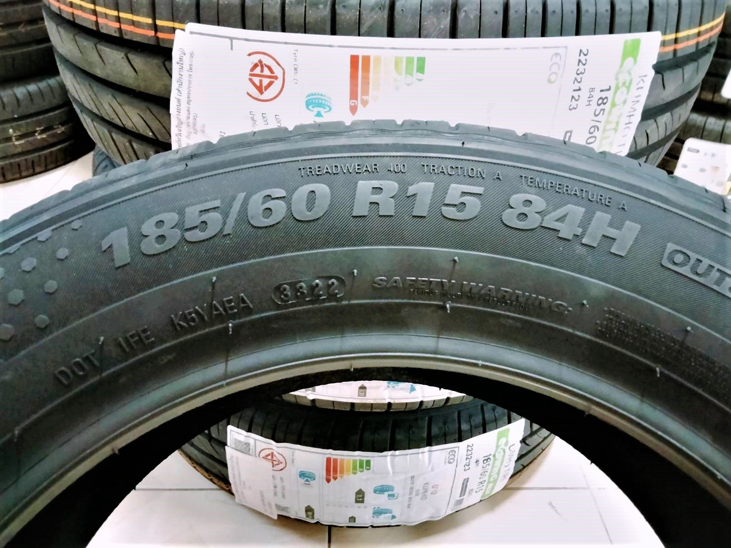 KUMHO ES31 185/60 R15 ยางใหม่ปี 22 KUMHO ES31 185/60 R15 ยางใหม่ปี 22