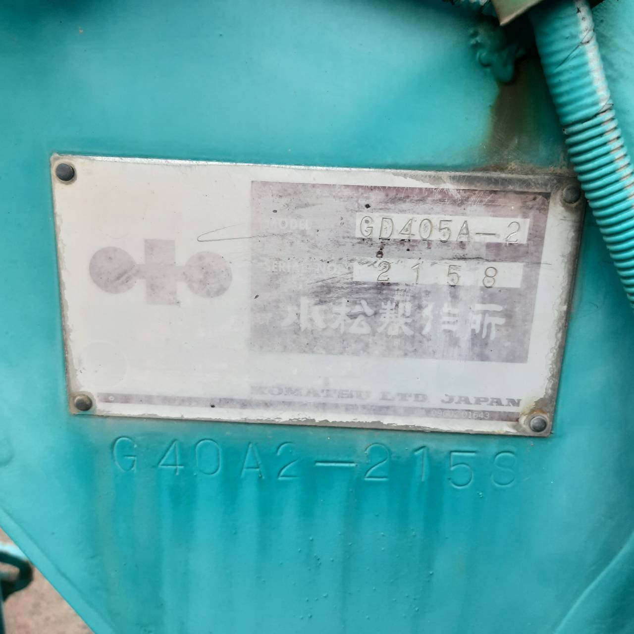 ขายรถเกรด Komarsu GD405A-2 เก่านอก