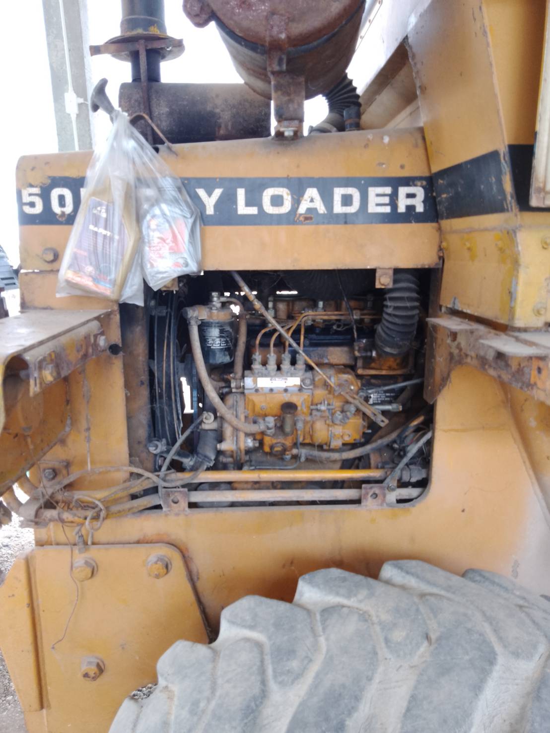 ขายรถตัก Komatsu 505 เอวอ่อนเครื่อง