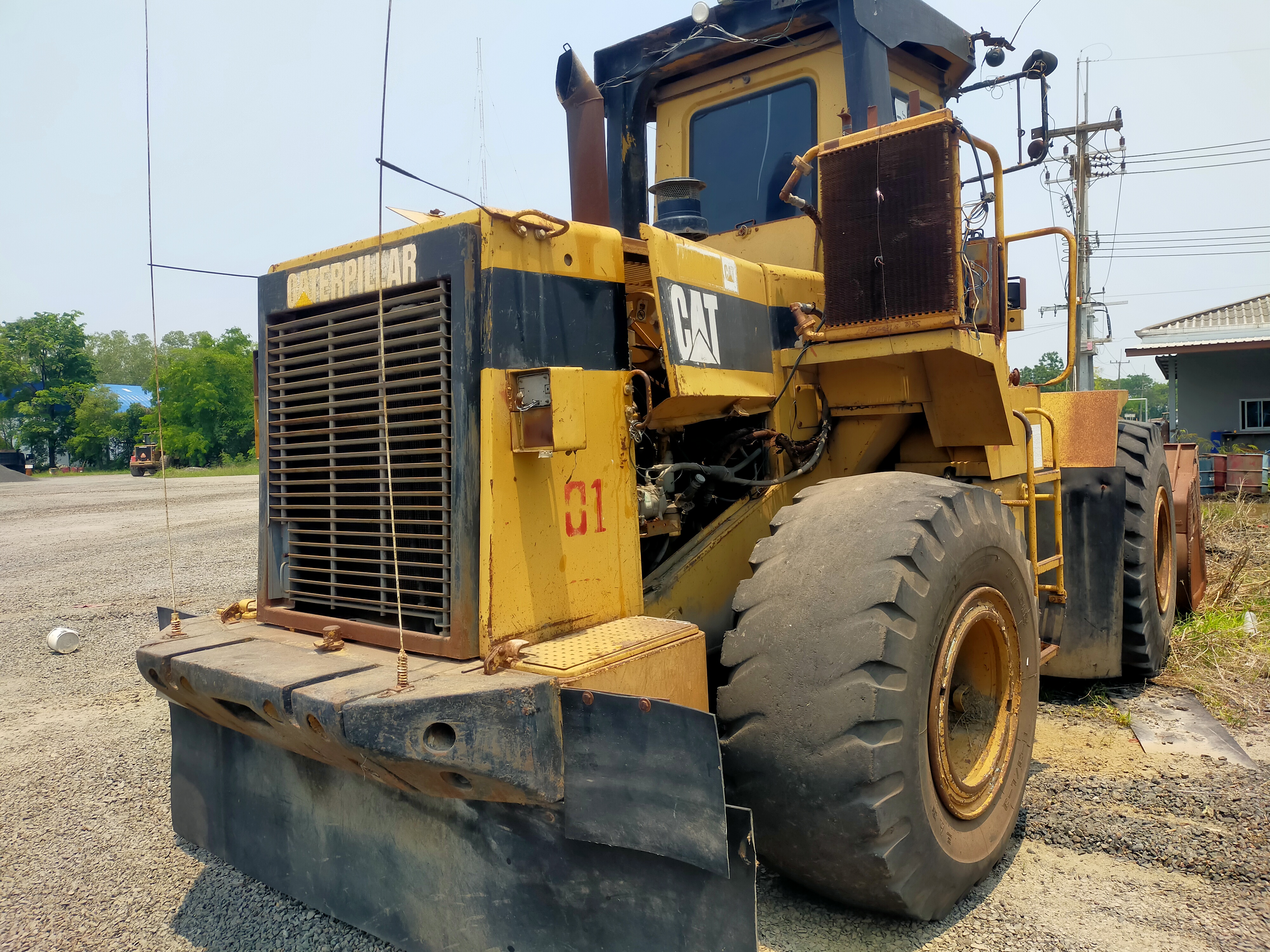ขายรถตักล้อยาง cat 950 f เอกสารเล่มทะเบียน