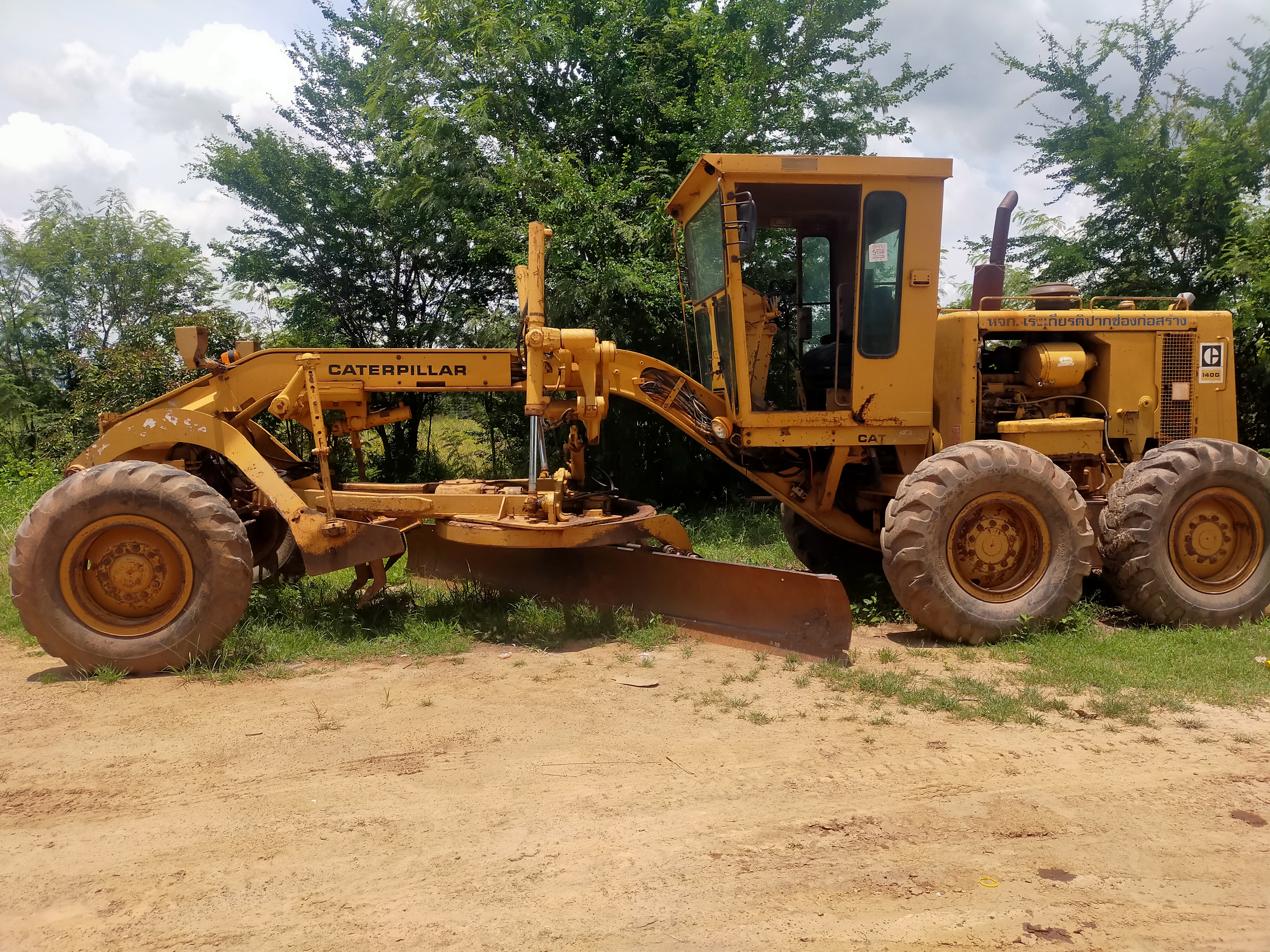 ขายรถเกรด CAT140G 72V เครื่อง10Zเอกสารทะเบียน