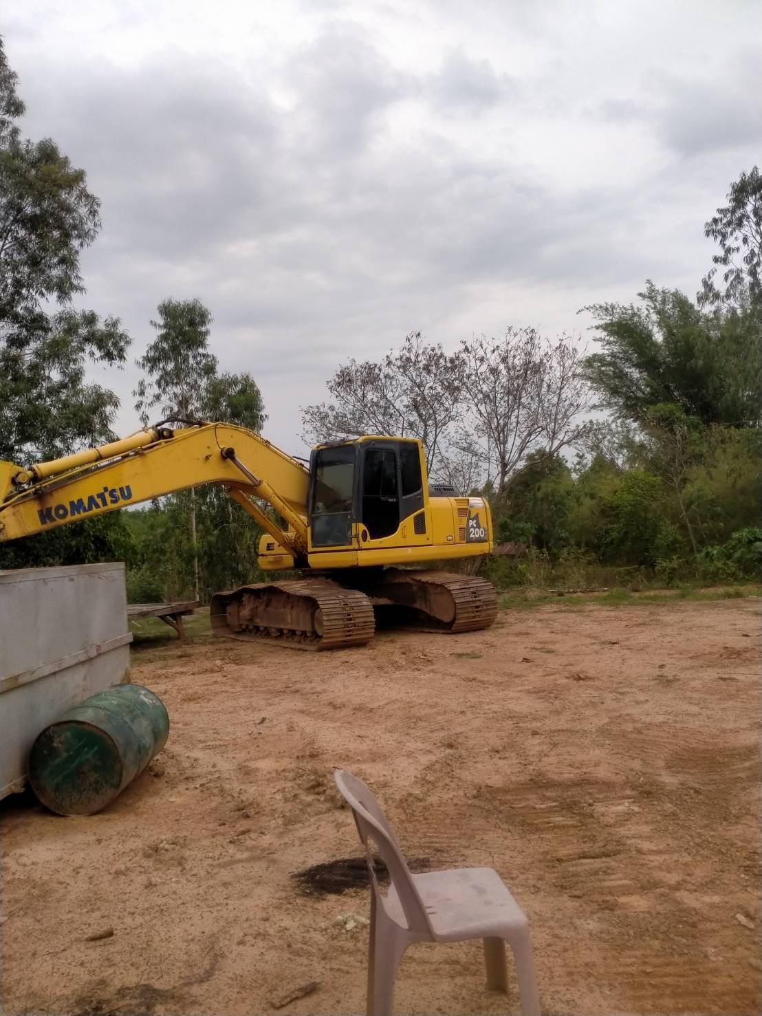 ขายรถแบคโฮ KOMATS PC200-8เอกสารทะเบียน