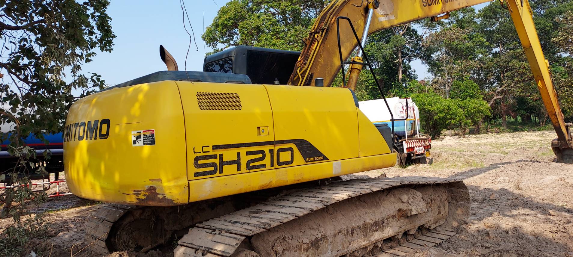 ขายรถแบ็คโฮบูมยาวซูมิโตโมSH210