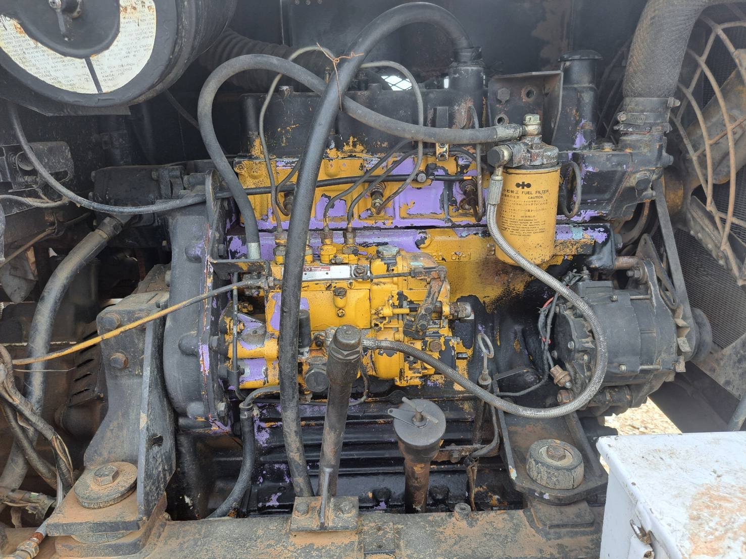 KOMATSU gd281Aสภาพเก่านอก