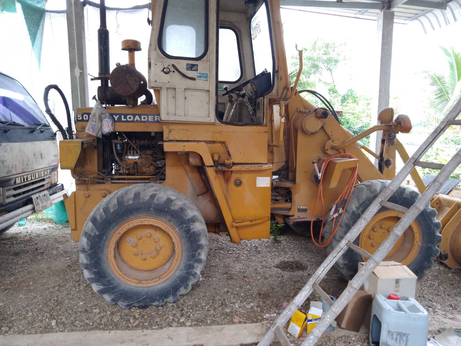 ขายรถตัก Komatsu 505 เอวอ่อนเครื่อง