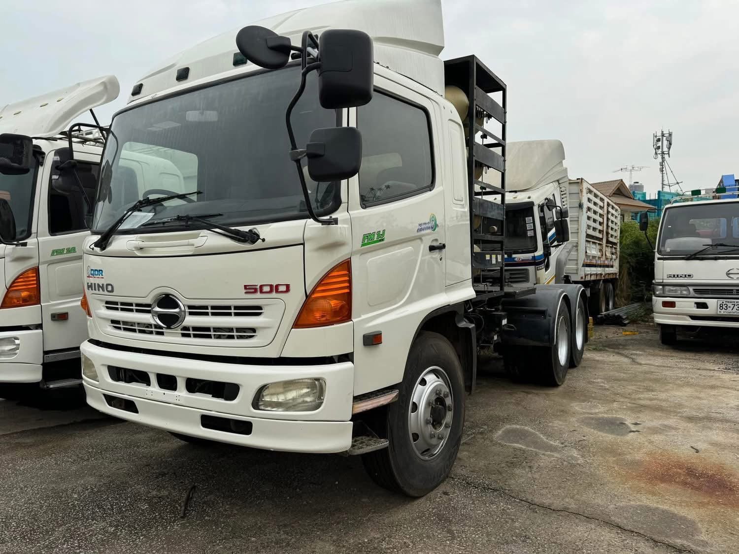 Hino FM1J NGV ปี55 ถึงหมดอายุ ปี 2031 ยางใหม่หมด10 เส้น สวยๆพร้อมใช้งาน 580,000