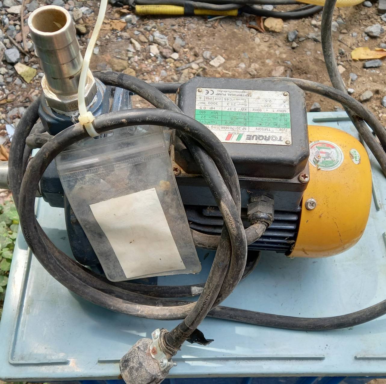 ปั๊มน้ำ TORQUE  รุ่น TM50N ขนาด 1 นิ้ว 0.5แรง