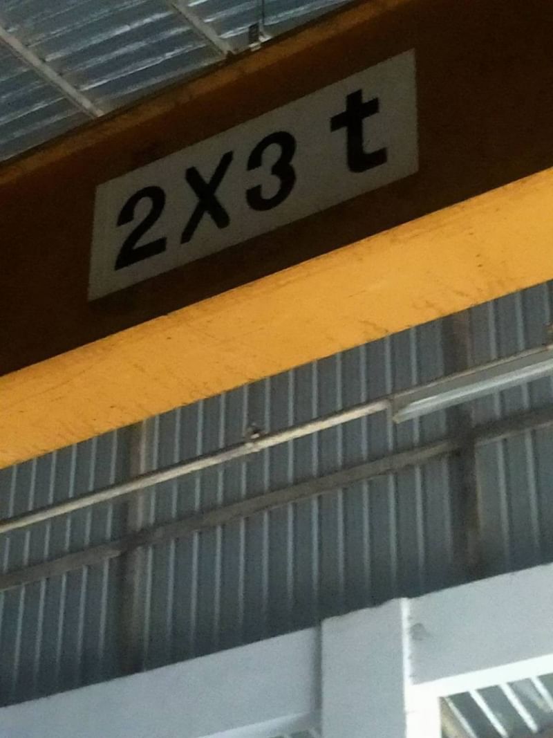 ขายเครนโรงงาน  รอกฮิตมาซิ 2ตัน สแปนราง กว้าง16เมตร