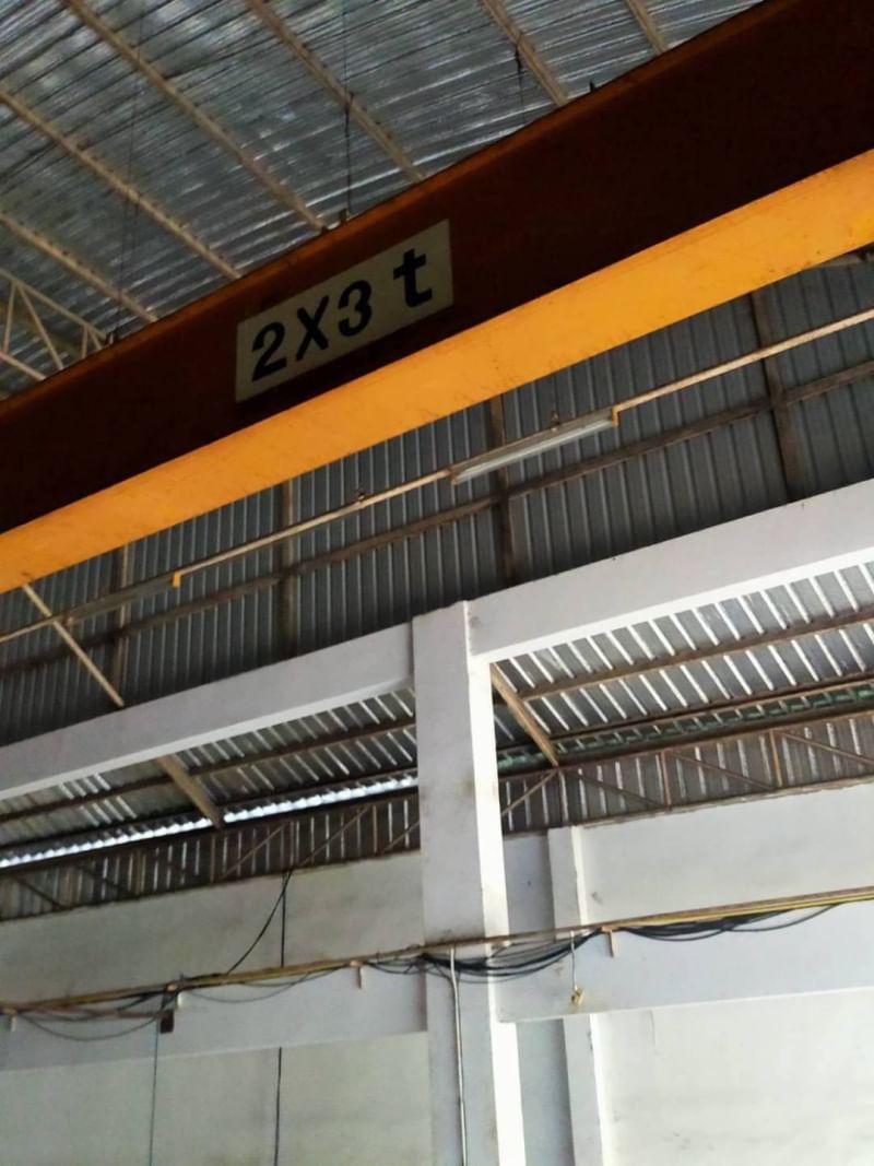 ขายเครนโรงงาน  รอกฮิตมาซิ 2ตัน สแปนราง กว้าง16เมตร