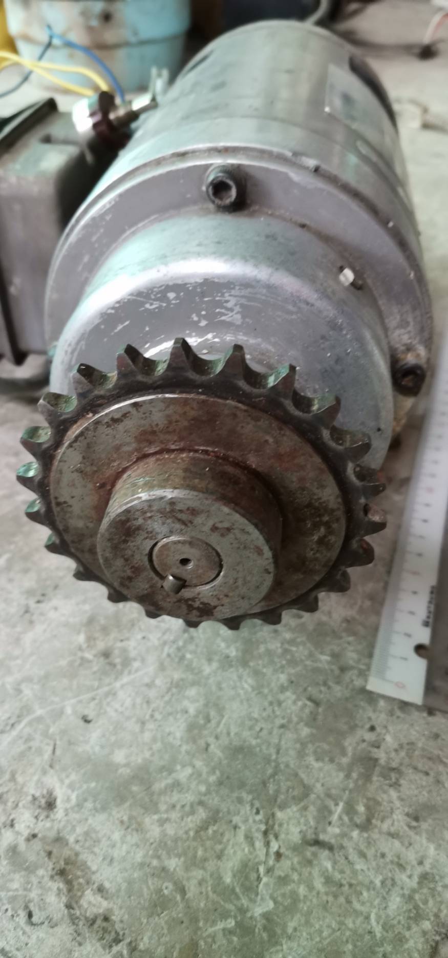 ชุดมอเตอร์เกียร์DC ยี่ห้อ MIKI PULLEY อัตราทด 1:25 ผลิตญี่ปุ่น