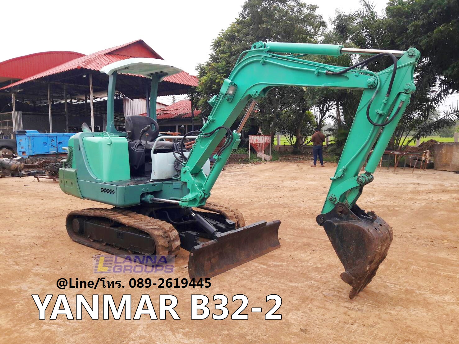 ขายรถขุดYANMAR B32-2 , มีลายเจาะ, คอนโทรลน้ำมัน, ปั๊มนิ้ว, เครื่องยนต์ยันม่าร์3TN84L, รถเก่านอก, มีเอกสาร, ยังไม่เคยใช้งานในไทย