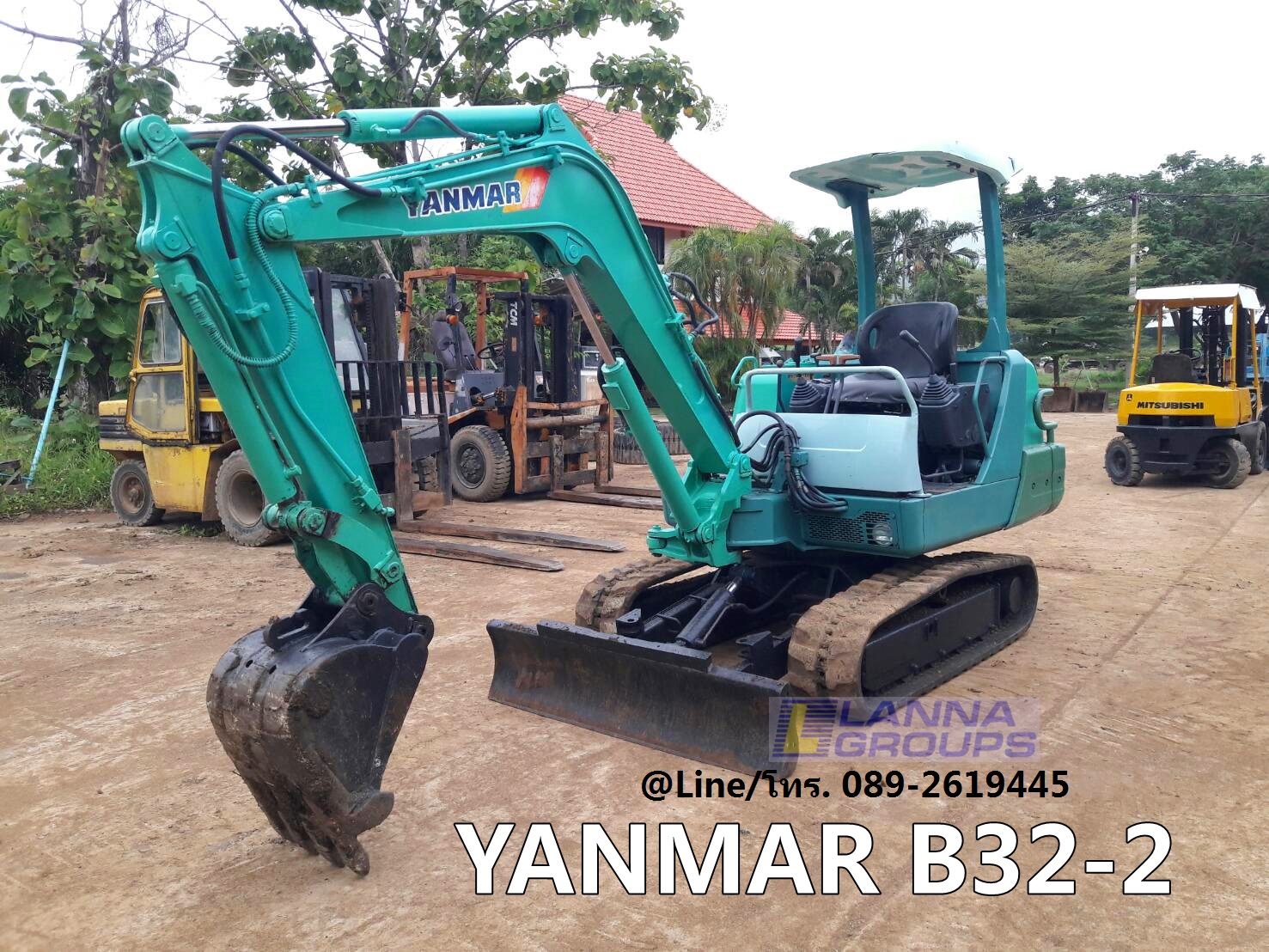 ขายรถขุดYANMAR B32-2 , มีลายเจาะ, คอนโทรลน้ำมัน, ปั๊มนิ้ว, เครื่องยนต์ยันม่าร์3TN84L, รถเก่านอก, มีเอกสาร, ยังไม่เคยใช้งานในไทย
