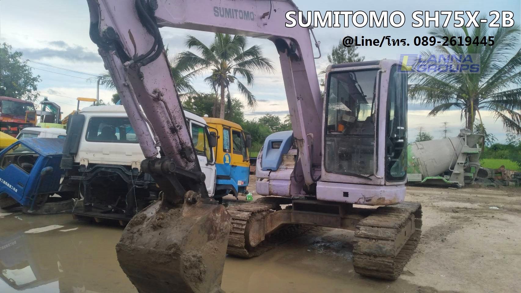 ขายรถขุดSUMITOMO SH75X-2B เครื่องยนต์Mitsubishi-4M40 , คอนโทรลน้ำมัน, ปั๊มนิ้ว , มีแอร์, แทรคเหล็ก, ขายรถขุดSUMITOMO SH75X-2B เครื่องยนต์Mitsubishi-4M40 , คอนโทรลน้ำมัน, ปั๊มนิ้ว , มีแอร์, แทรคเหล็ก,