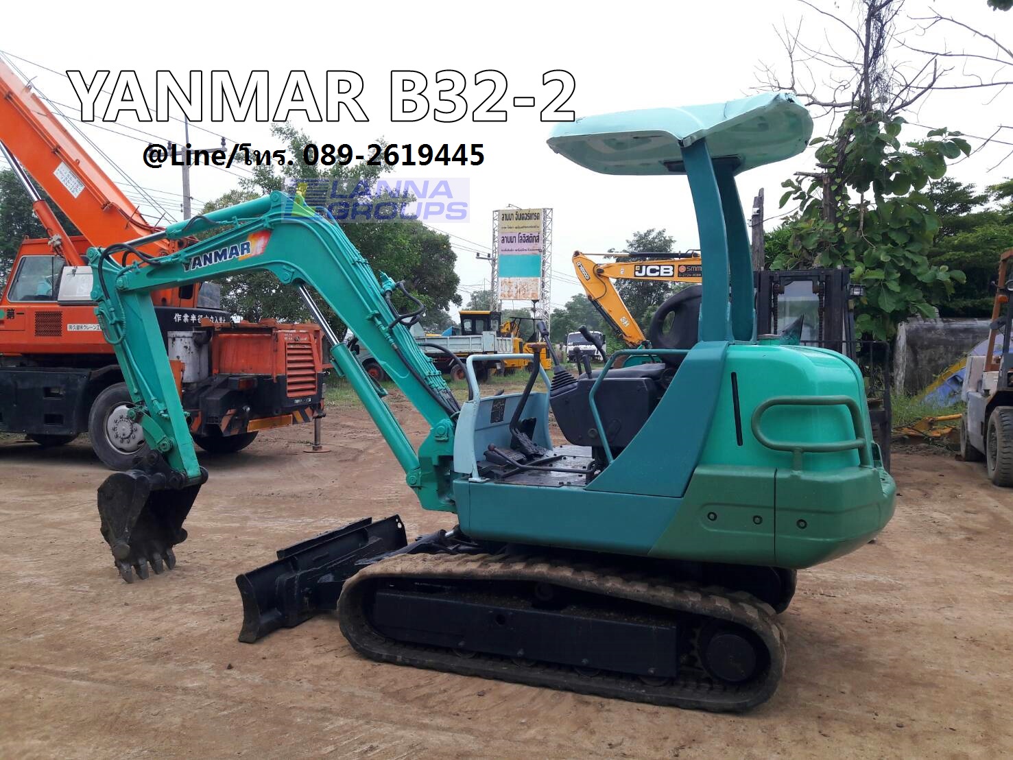 ขายรถขุดYANMAR B32-2 , มีลายเจาะ, คอนโทรลน้ำมัน, ปั๊มนิ้ว, เครื่องยนต์ยันม่าร์3TN84L, รถเก่านอก, มีเอกสาร, ยังไม่เคยใช้งานในไทย