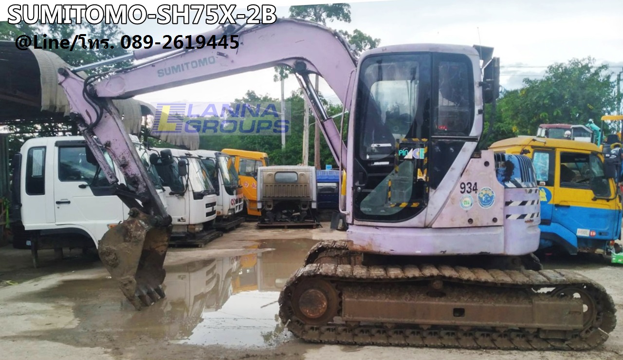 ขายรถขุดSUMITOMO SH75X-2B เครื่องยนต์Mitsubishi-4M40 , คอนโทรลน้ำมัน, ปั๊มนิ้ว , มีแอร์, แทรคเหล็ก, ขายรถขุดSUMITOMO SH75X-2B เครื่องยนต์Mitsubishi-4M40 , คอนโทรลน้ำมัน, ปั๊มนิ้ว , มีแอร์, แทรคเหล็ก,