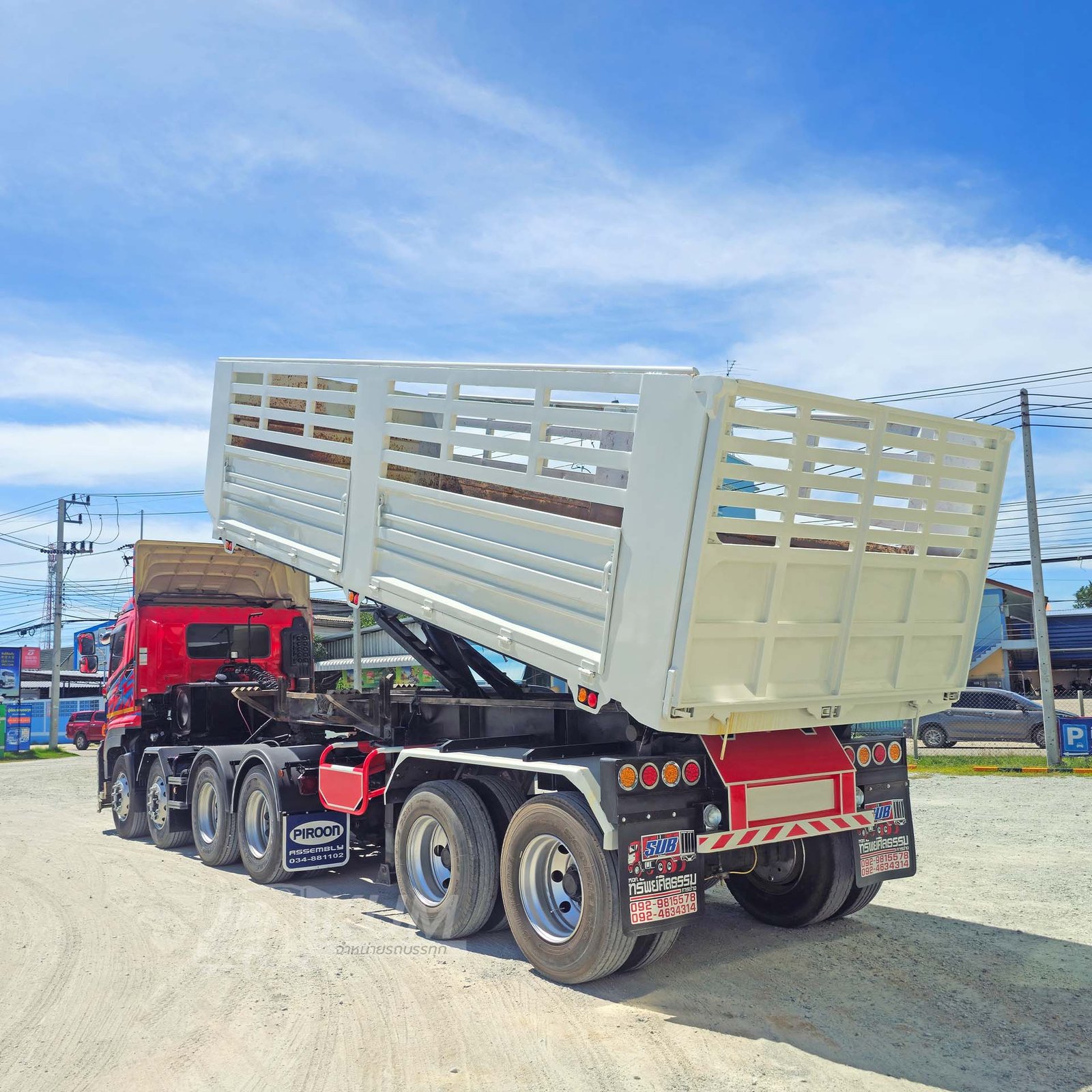 สด ลด VAT สิบล้อหัวลาก HINO VICTOR 500 344 แรงม้า ปี 66 + หางเซมิดั๊มพ์ สองเพลา อู่เดอะซัน ปี 65 (12 สด ลด VAT สิบล้อหัวลาก HINO VICTOR 500 344 แรงม้า ปี 66 + หางเซมิดั๊มพ์ สองเพลา อู่เดอะซัน ปี 65 (12