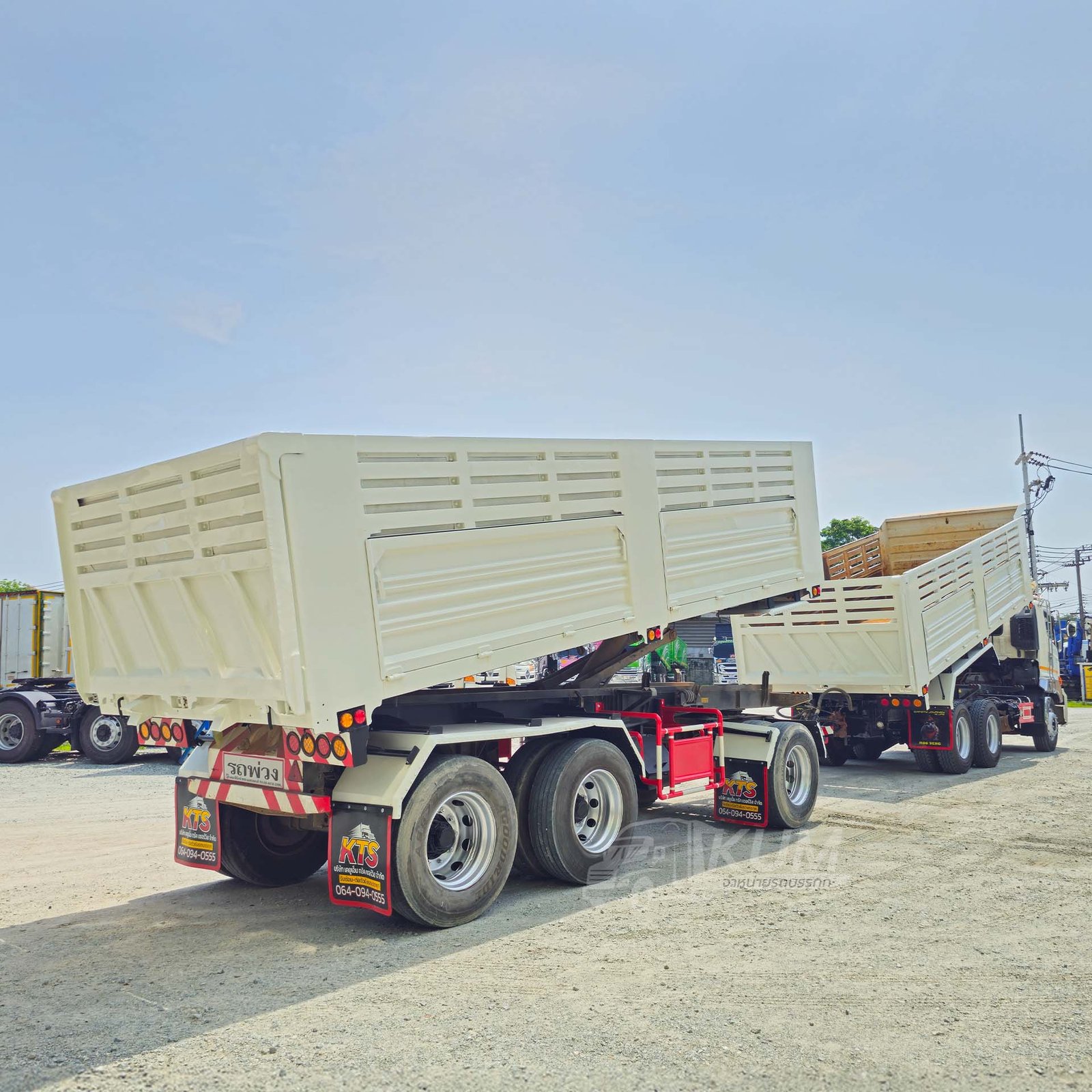 ผ่อน ลด ดอก สิบล้อดั้มพ์ HINO VICTOR 500 344 แรงม้า ปี 65 +หางดั้มพ์ สามเพลา อู่เดอะฟีนิกซ์ ปี 65 (1