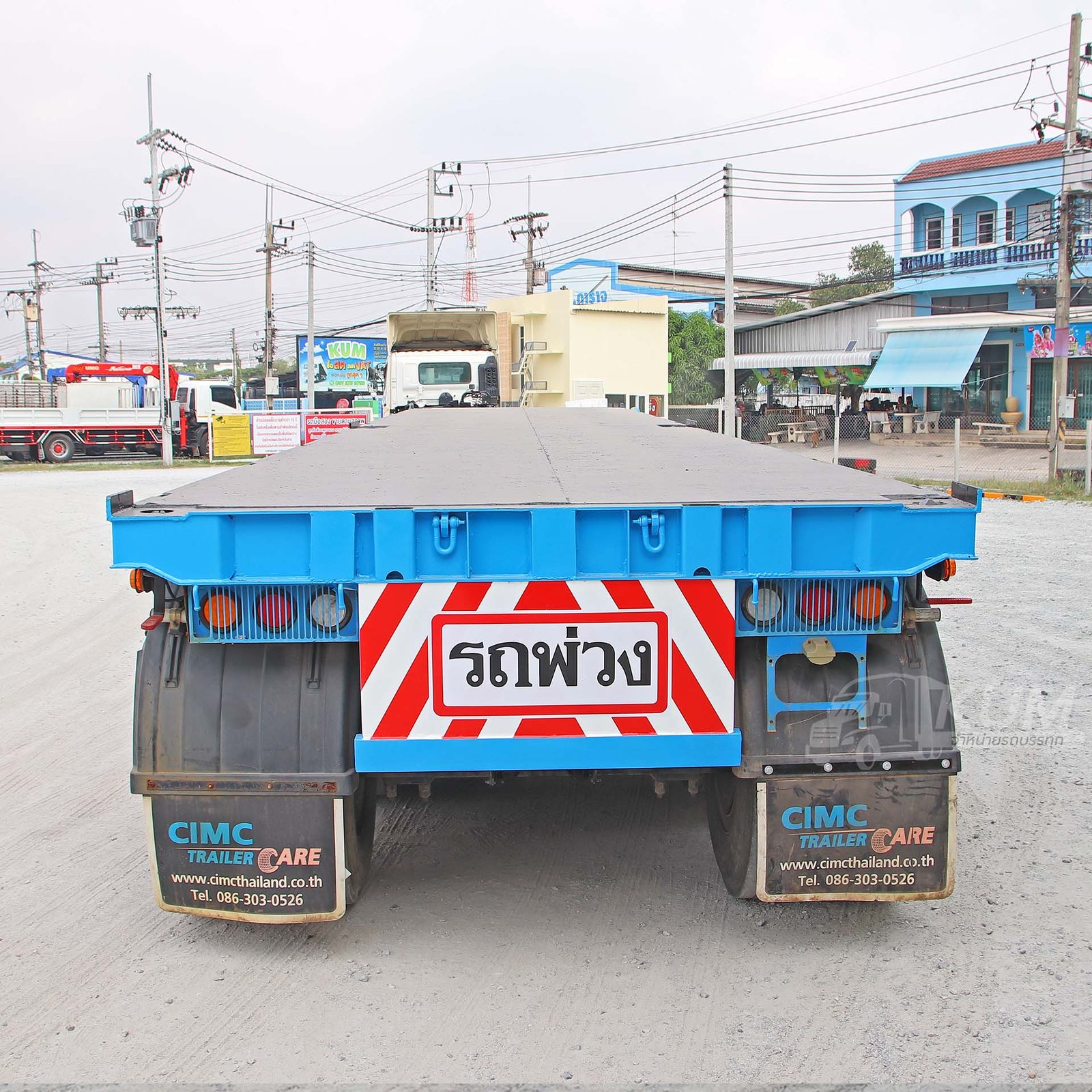 สด ลด VAT หางพื้นเรียบ สามเพลา อู่ CIMC ปี 64 (8294)