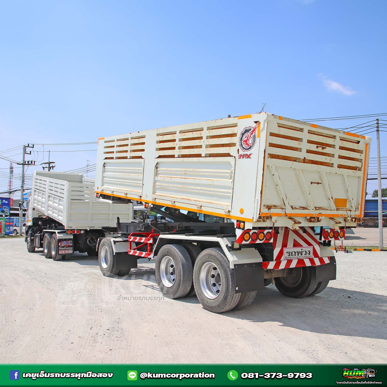 ผ่อน ลด ดอก สิบล้อดั้มพ์ HINO VICTOR 500 344 แรงม้า ปี 65+หางดั้มพ์ สามเพลา อู่เดอะฟีนิกซ์ ปี 65 (2753 1976)