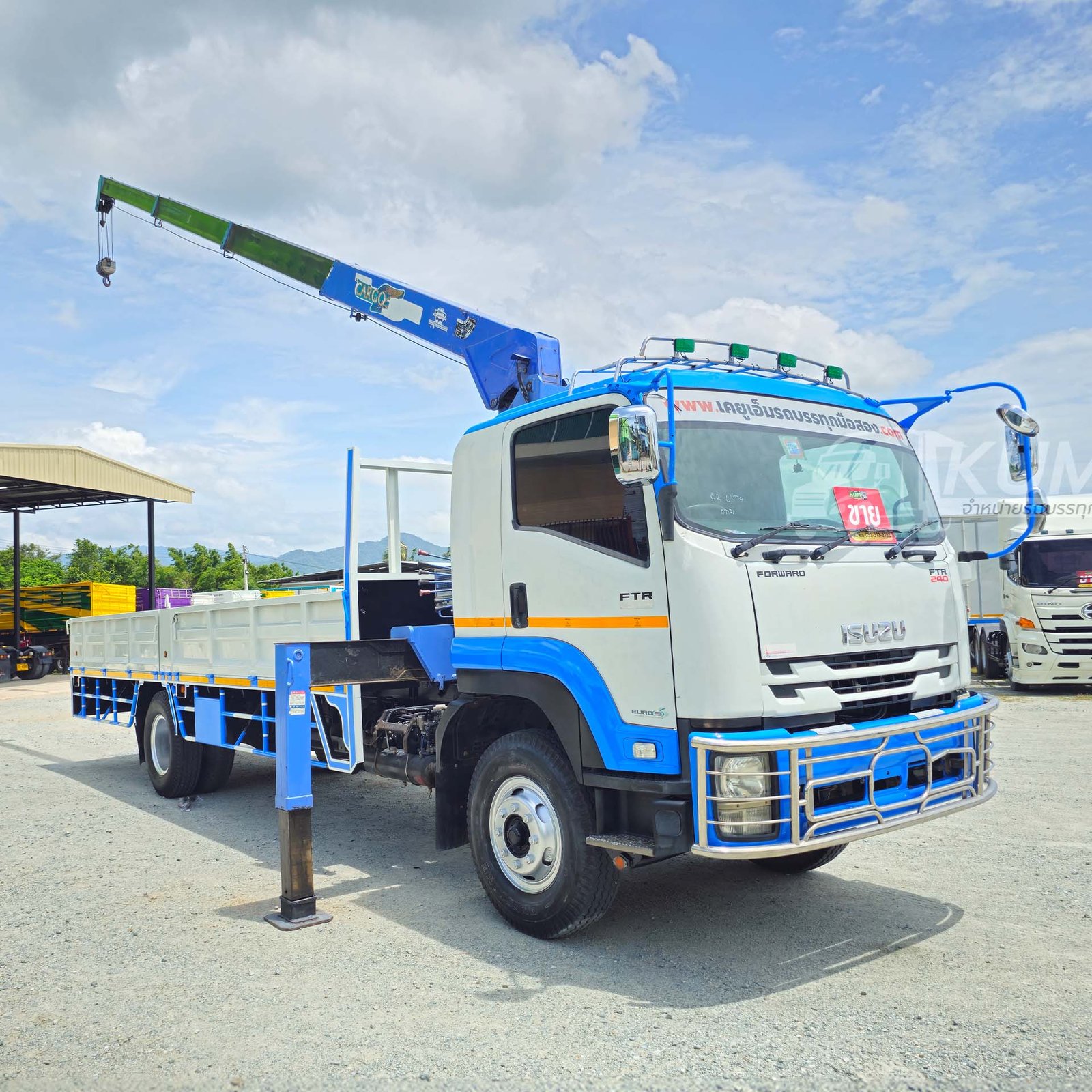 ผ่อน ลด ดอก หกล้อเครน ISUZU FTR 240 แรงม้า ปี 57 เครน TADANO 5 ตัน 4 ปลอก (6774)