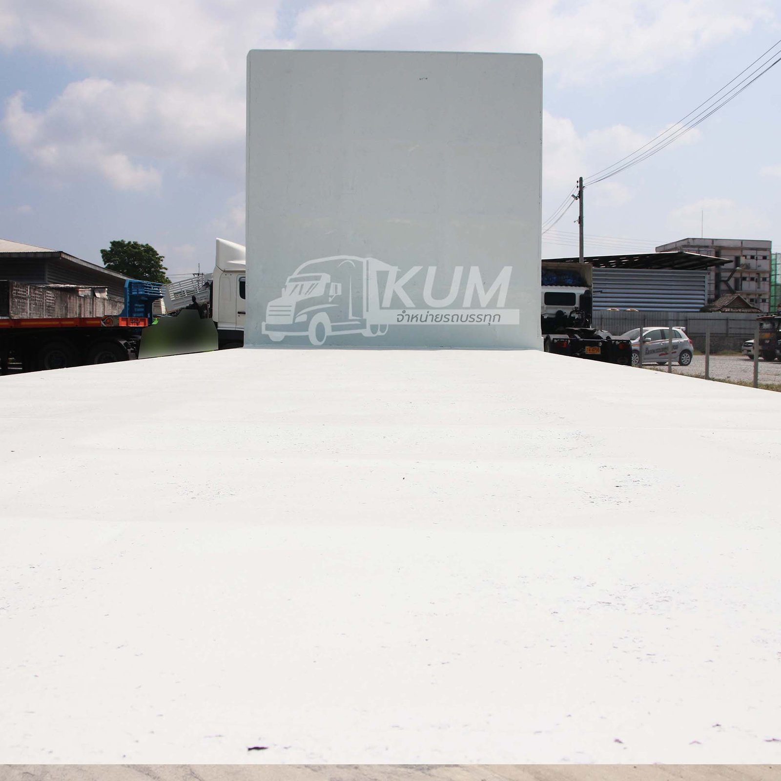 สด ลด VAT หางราคาถูกต้องทางนี้ หางพื้นเรียบ 3 เพลา อู่เอสเอสเค ปี 60 (3648)