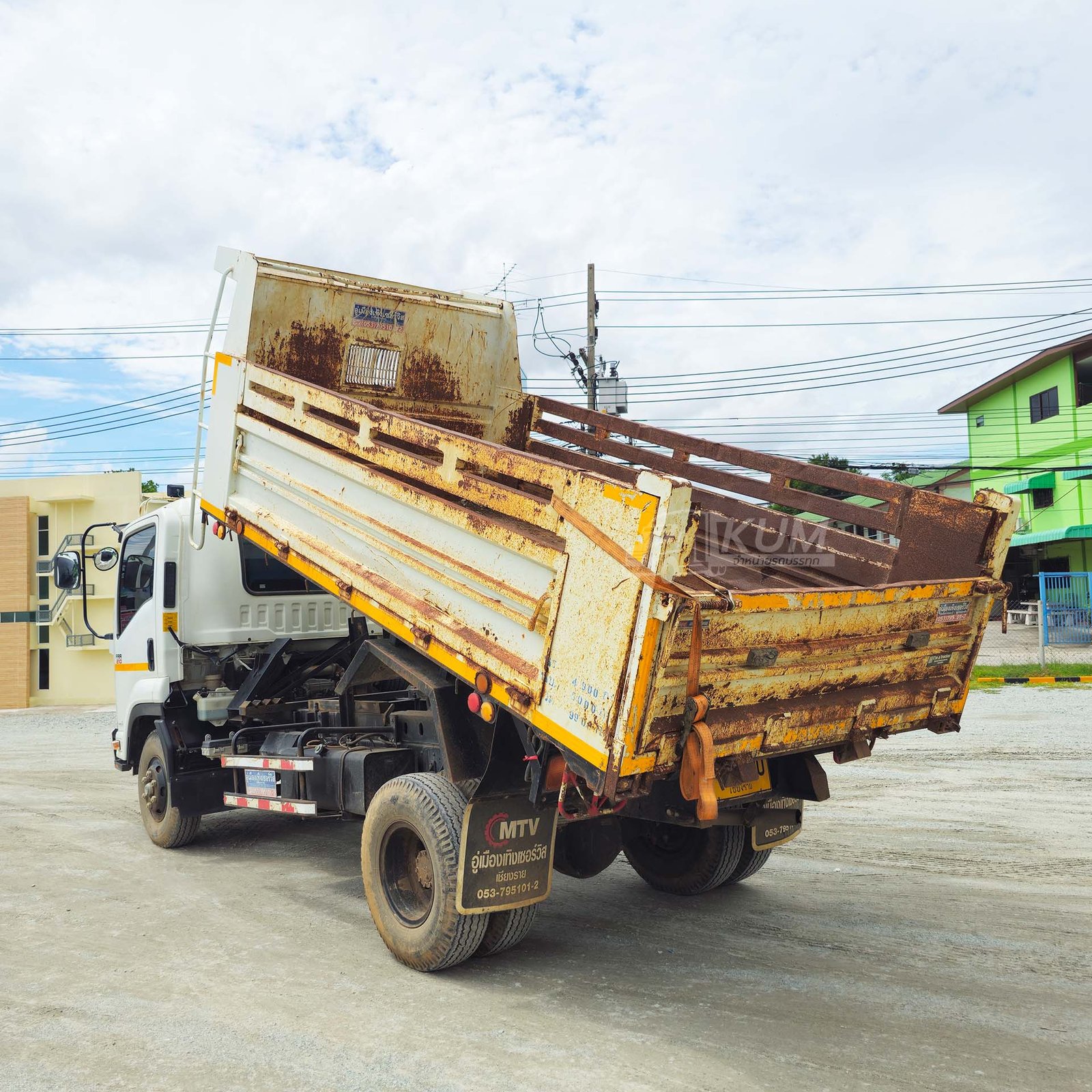 สด ลด VAT หกล้อดั้มพ์ ISUZU FRR 210 แรงม้า ปี 65 คันนี้ไมล์น้อย ยางใหม่ (1030)