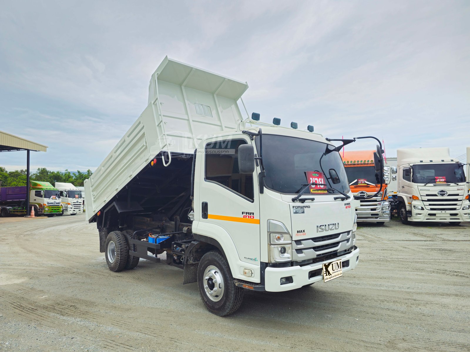 สด ลด VAT หกล้อดั้มพ์ ISUZU FRR 210 แรงม้า ปี 65 คันนี้ไมล์น้อย ยางใหม่ (1030)