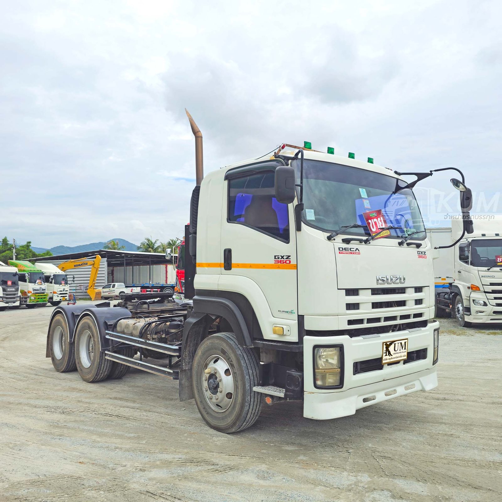 ผ่อน ลด ดอก สิบล้อหัวลาก ISUZU GXZ 360 แรงม้า ปี 55 (6863)