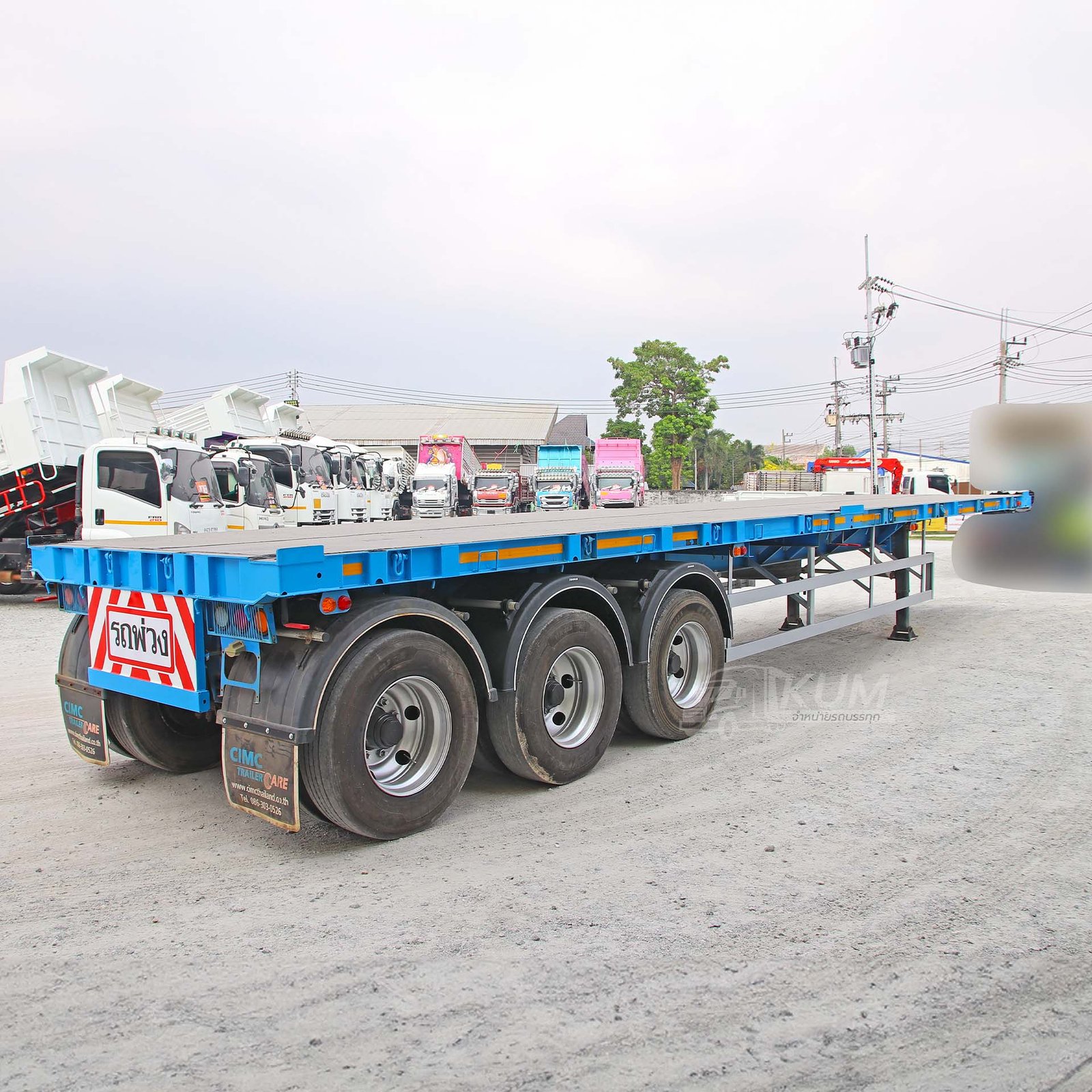 สด ลด VAT หางพื้นเรียบ สามเพลา อู่ CIMC ปี 64 (8294) สด ลด VAT หางพื้นเรียบ สามเพลา อู่ CIMC ปี 64 (8294)