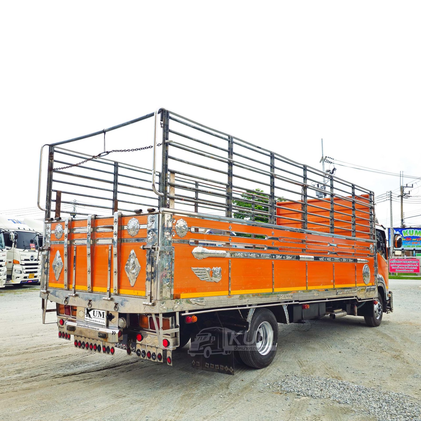 ผ่อน ลด ดอก หกล้อคอก ISUZU FRR 210 แรงม้า ปี 63 พื้นสแตนเลสไม่เป็นสนิม สวยจัดคันนี้ (3563)