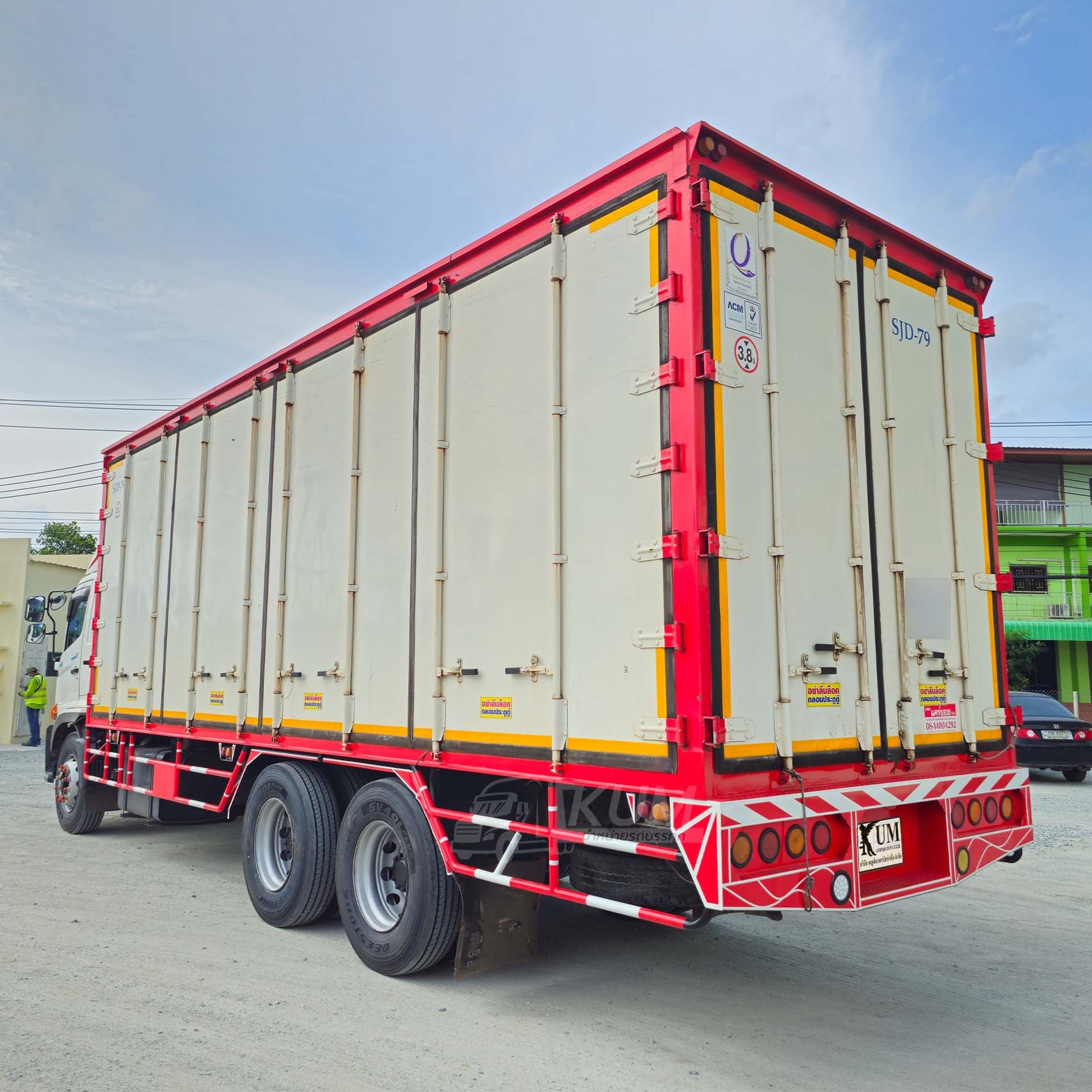 สด ลด VAT สิบล้อตู้สิบบาน HINO FL8J 260 แรงม้า ปี 64 เข้าใหม่ล่าสุด (6944)