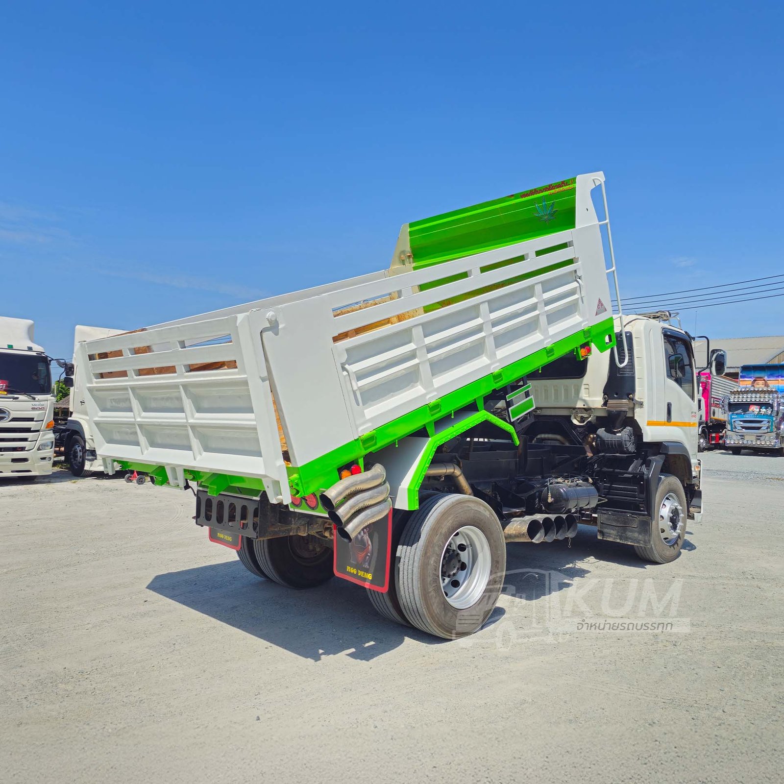 สด ลด VAT หกล้อดั้มพ์ ISUZU FTR 240 แรงม้า ปี 65 ดั๊มพ์ดิน หิน ทรายได้ทุกงาน (3565)