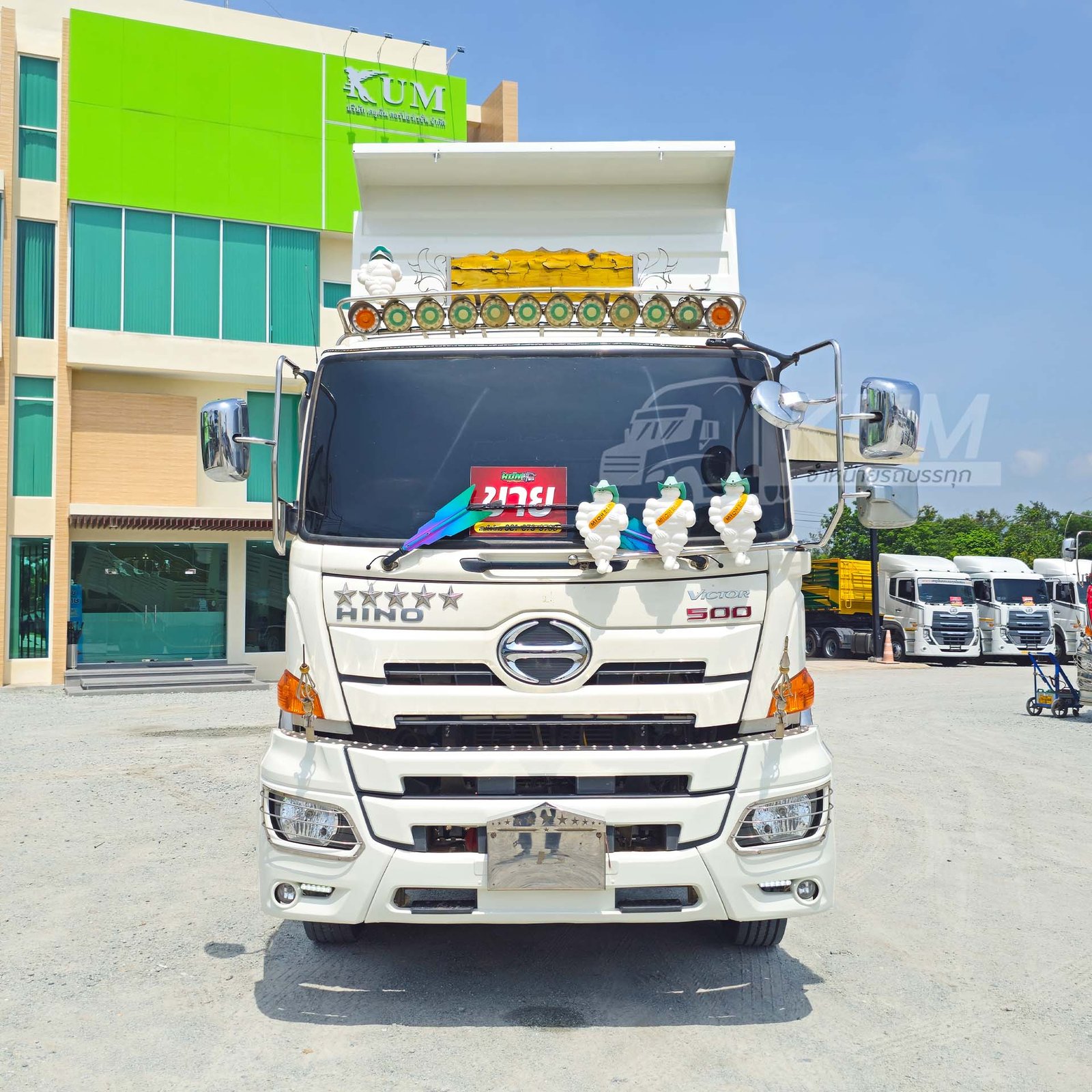 ผ่อน ลด ดอก สิบล้อดั้มพ์ HINO VICTOR 500 344 แรงม้า ปี 65 +หางดั้มพ์ สามเพลา อู่เดอะฟีนิกซ์ ปี 65 (1