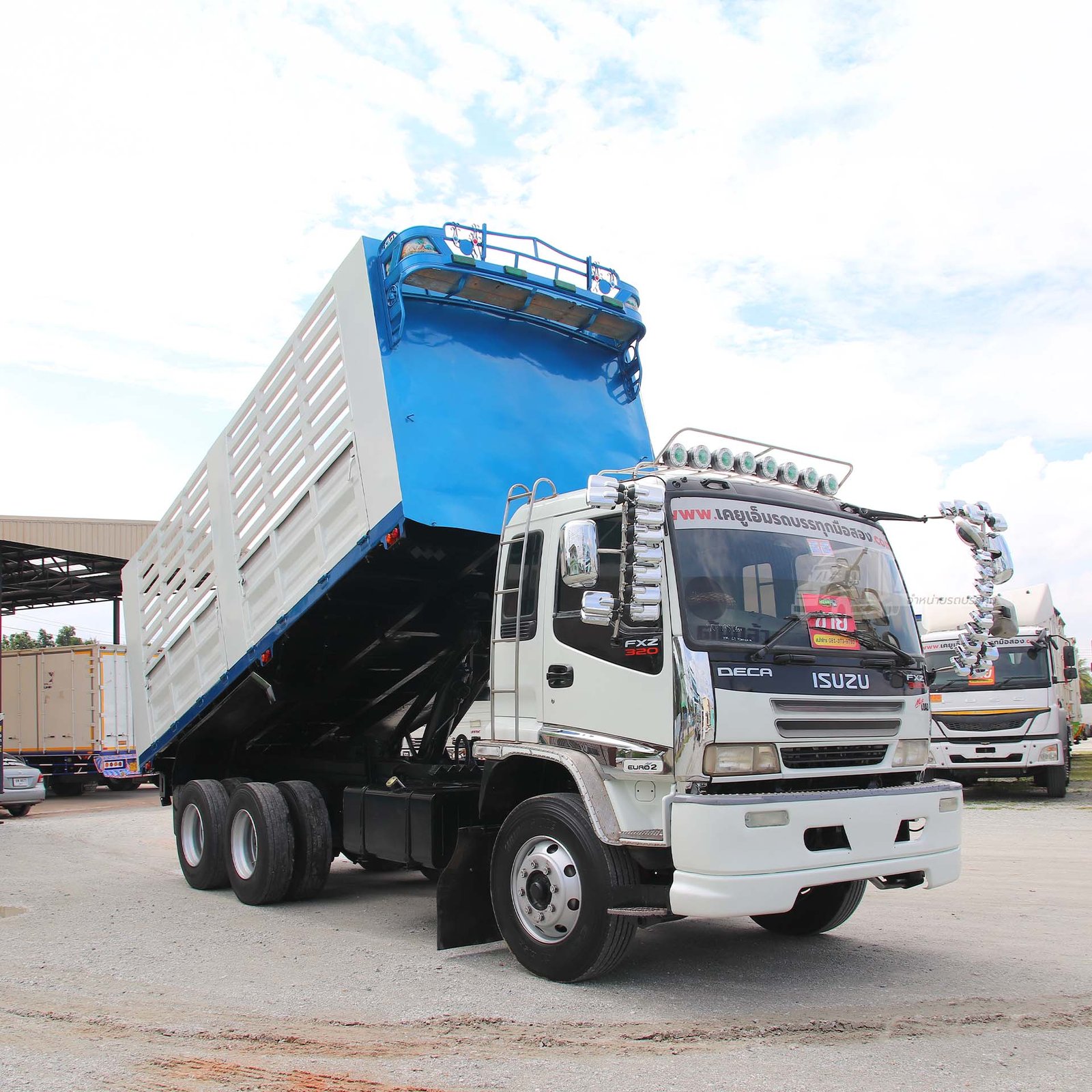 ผ่อน ลด ดอก แปลงโฉมใหม่ สิบล้อดั้มพ์เกษตร ISUZU FXZ 320 แรงม้า ปี 51 (7387)