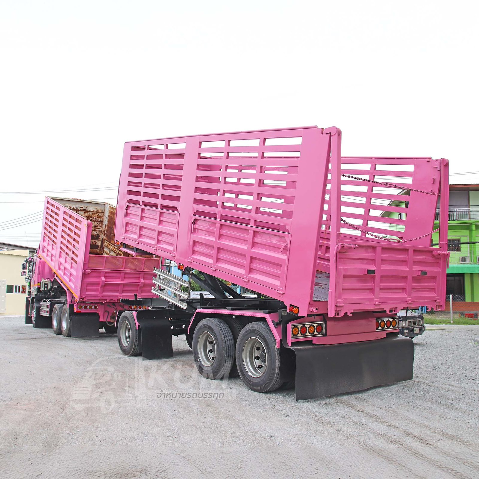 ผ่อน ลด ดอก พ่วงแม่ลูกหวานฉ่ำ ISUZU FXZ 360 แรงม้า ปี 66 + หางดั้มพ์ สามเพลา ปี 65 (1364 2110)