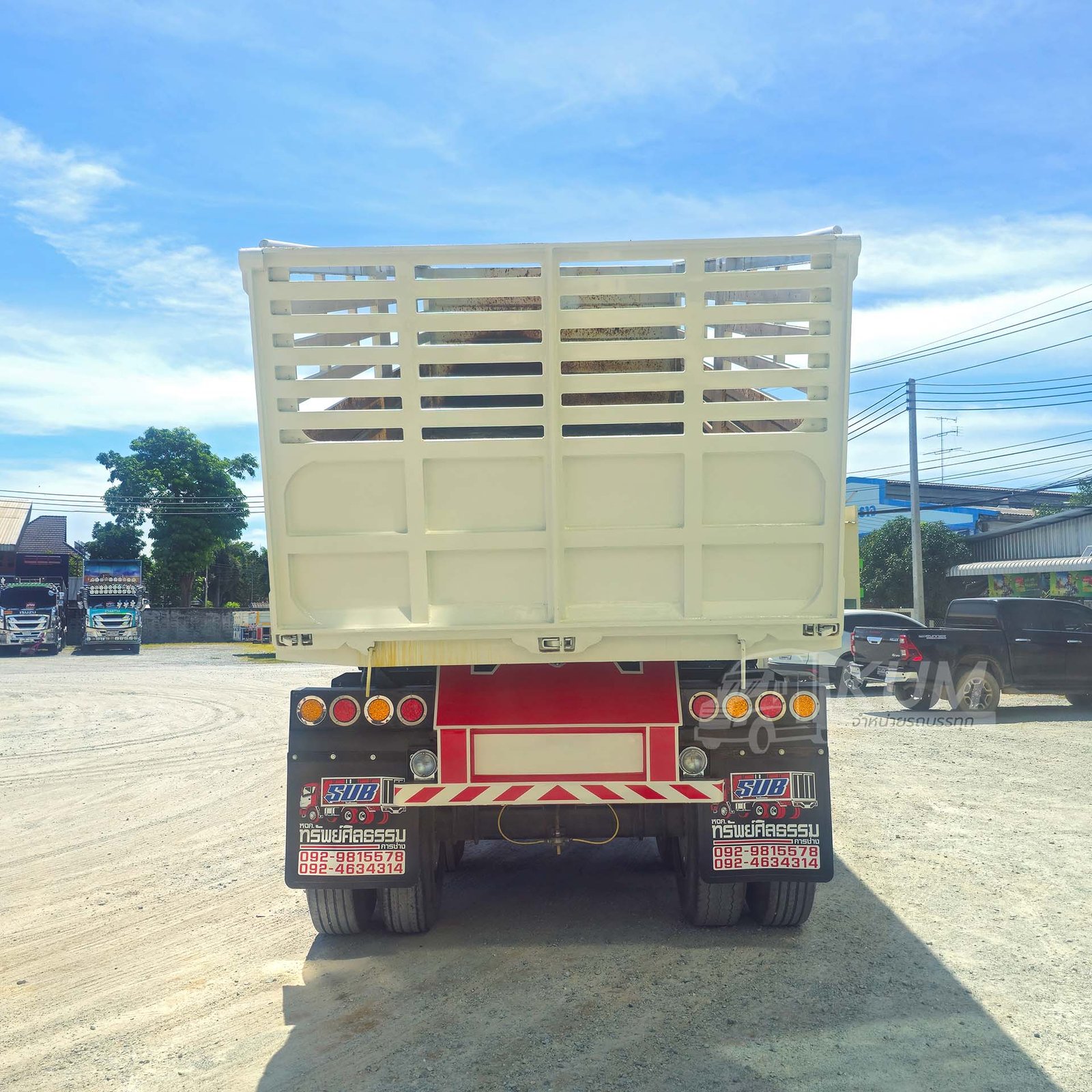 สด ลด VAT สิบล้อหัวลาก HINO VICTOR 500 344 แรงม้า ปี 66 + หางเซมิดั๊มพ์ สองเพลา อู่เดอะซัน ปี 65 (12