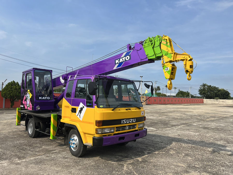 KATO NK-75MV  YEAR 1992  BOOM 21 M  6HE1  ROCKY ISUZU