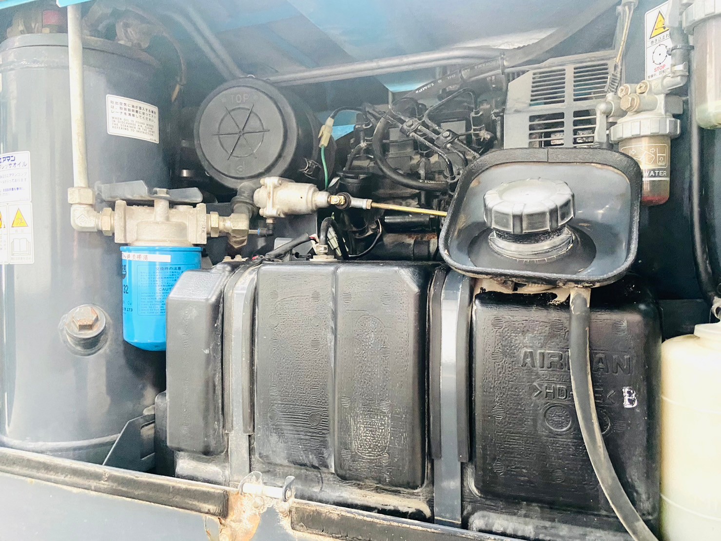 100CFM เครื่องปั๊มลม Airman PDS100S โทร.080-6565422 หนิง