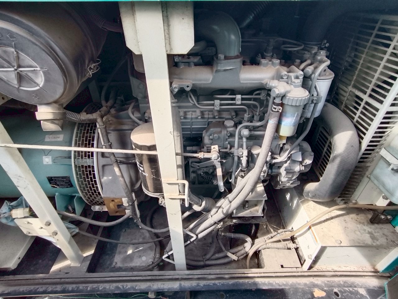 เครื่องปั่นไฟ 60KVA Denyo DCA-60ESI2 1,492ชั่วโมง โทร.080-6565422 หนิง เครื่องปั่นไฟ 60KVA Denyo DCA-60ESI2 1,492ชั่วโมง โทร.080-6565422 หนิง