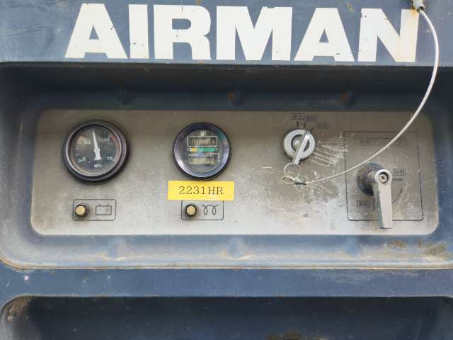 125CFM เครื่องปั๊มลม Airman PDS125SC ปี2004 โทร. 080-6565422 หนิง
