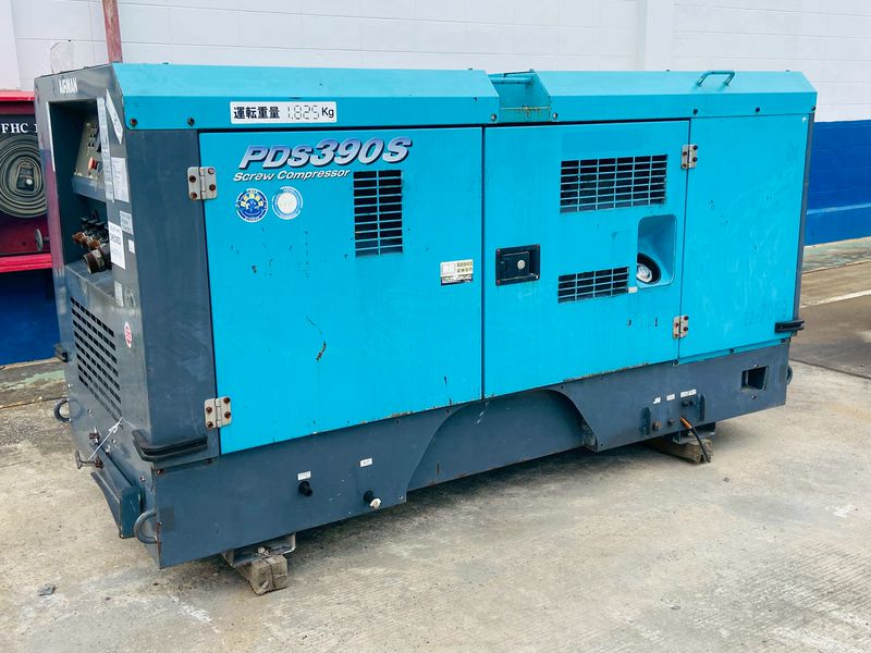 390CFM เครื่องปั๊มลม Airman PDS390S 4,052ชั่วโมง โทร.080-6565422 หนิง