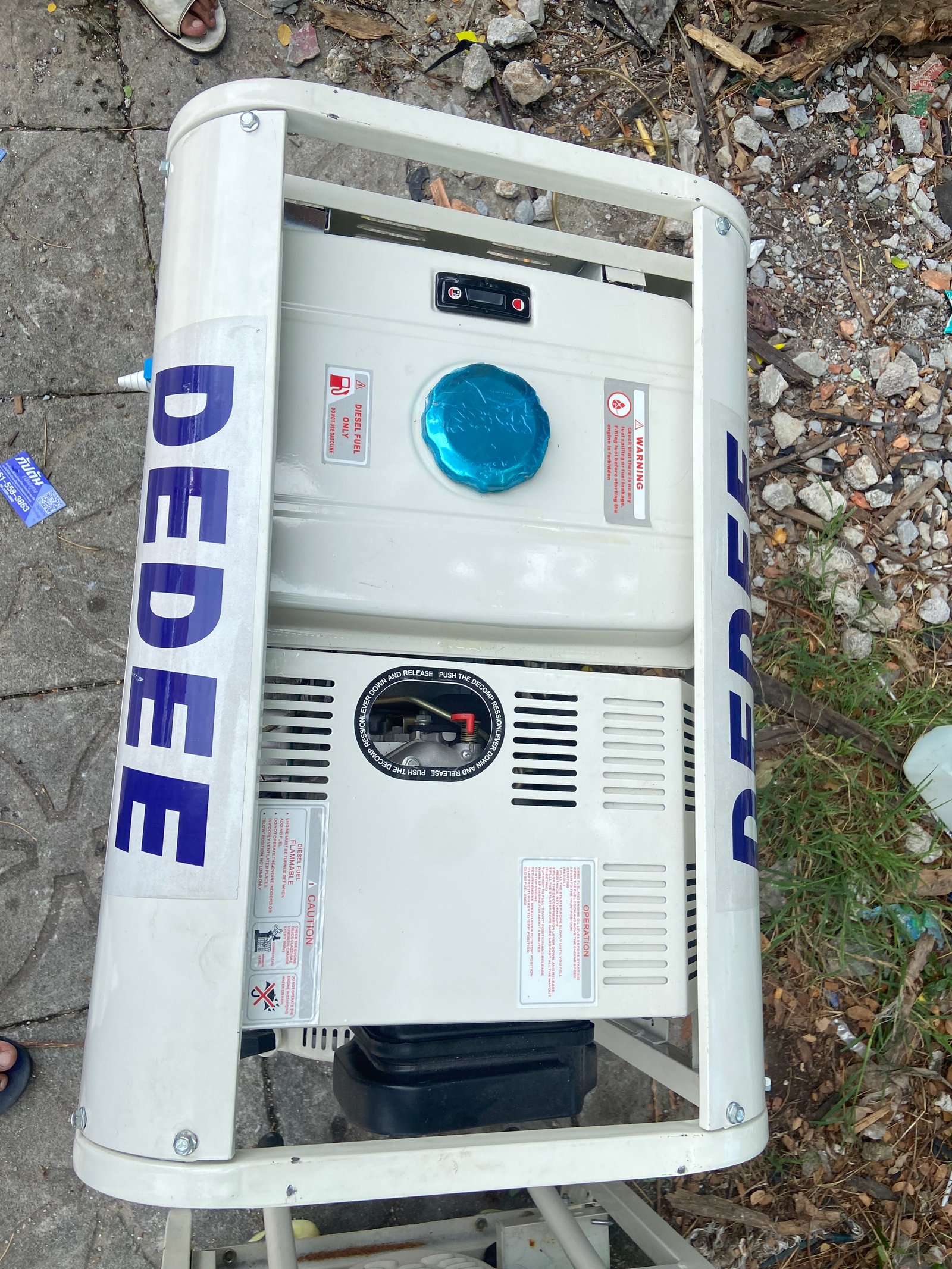 เครื่องปั่นไฟดีเซล 5.5kw มือสอง สภาพใหม่แก่ะกล่องครับ